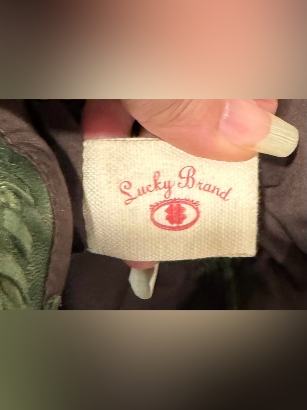Lucky Brand Green Italian Leather Hobo! GUC!! - Picture 9 of 14